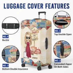Let's Go Everywhere - Travel Personalized Custom Luggage Cover - Holiday Vacation Gift, Gift For Adventure Travel Lovers -Pawfect House Sale Thumb 4 61f67b67 dd1f 4e9c b038 43d884b8ed59