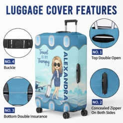 Summer Is Calling And I Must Go - Travel Personalized Custom Luggage Cover - Holiday Vacation Gift, Gift For Adventure Travel Lovers -Pawfect House Sale Thumb 4 de146d5d 3543 499e ad3c 998ff9fee6d9