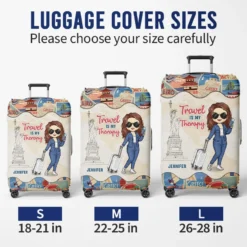 Not All Those Who Wander Are Lost - Travel Personalized Custom Luggage Cover - Holiday Vacation Gift, Gift For Adventure Travel Lovers -Pawfect House Sale Thumb 5 53c2f62a e149 4faf b56d 32e860dd7581