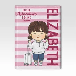 Home Is Where Your Passport Is - Travel Personalized Custom Passport Cover, Passport Holder - Holiday Vacation Gift, Gift For Adventure Travel Lovers -Pawfect House Sale Thumb3 a69f31b8 cb94 40fb b293 b5d203b76a4b