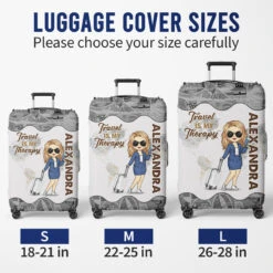 A Girl Who Loves Traveling - Travel Personalized Custom Luggage Cover - Holiday Vacation Gift, Gift For Adventure Travel Lovers -Pawfect House Sale Thumb5 bea4851e 8417 4022 b2cf 0b527815af6b