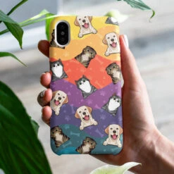 Wavy Vibrant Color - Gift For Pet Lovers - Personalized Phone Case