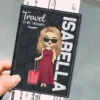 Traveling Is My Favourite Hobby - Travel Personalized Custom Passport Cover, Passport Holder - Gift For Travel Lovers