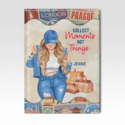 Travel Is The Healthiest Addiction - Travel Personalized Custom Passport Cover, Passport Holder - Holiday Vacation Gift, Gift For Adventure Travel Lovers -Pawfect House Sale thumb 3 31362bdb af46 430f bff1 e18771ec1400