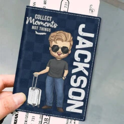 Born To Explore The World - Travel Personalized Custom Passport Cover, Passport Holder - Holiday Vacation Gift, Gift For Adventure Travel Lovers -Pawfect House Sale thumb 4 1 599e09ea 471c 429f a993 e6f7fb3cf529