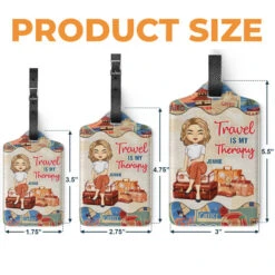 It's On My List - Travel Personalized Custom Luggage Tag - Holiday Vacation Gift, Gift For Adventure Travel Lovers -Pawfect House Sale thumb 4 ef89154d 8f4e 42d1 b187 e725c6af08ee