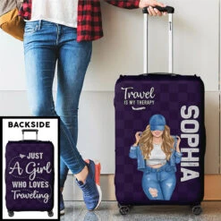 Summer Is Calling And I Definitely Must Go - Travel Personalized Custom Luggage Cover - Gift For Traveling Lovers -Pawfect House Sale thumb3 1afa210a d778 48f3 a615 0c130dbde3c8