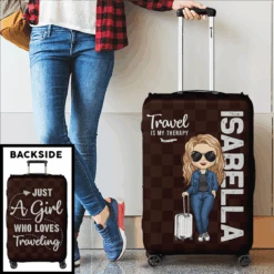 Personalized Custom Luggage Cover - Gift For Traveling Lovers, Travel Essentials For Women, Luggage Covers For Suitcase, Vacation Must Haves, Travel Gifts For Women, Honeymoon Essentials -Pawfect House Sale thumb3 234e72d9 00b4 4fcb afd8 8812e16f72af