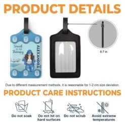 If Not Now Then When - Travel Personalized Custom Luggage Tag - Holiday Vacation Gift, Gift For Adventure Travel Lovers -Pawfect House Sale thumb3 98c87a0f a7e9 463a 8534 dec311c2a815