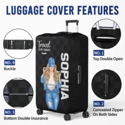 Summer Is Calling And I Definitely Must Go - Travel Personalized Custom Luggage Cover - Gift For Traveling Lovers -Pawfect House Sale thumb4 f88f4116 6c2b 4e3c 88e8 e4ba66059f7d